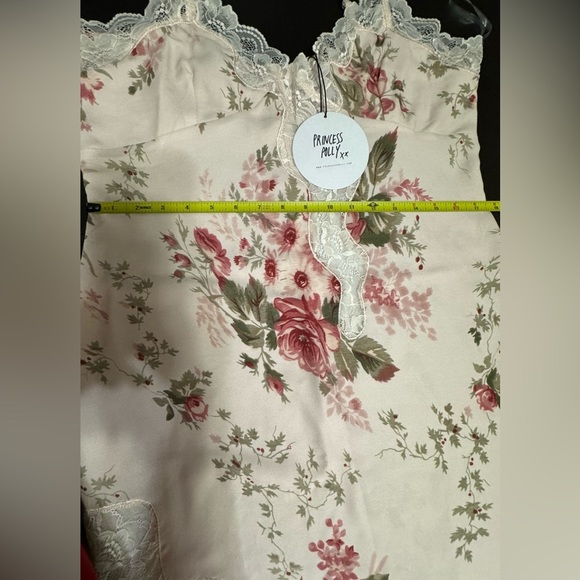 Princess Polly Women’s Pink Floral mini lace Agnola dress mini. New. Size 10. - Picture 9 of 10